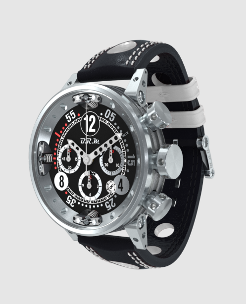 Review High Quality B.R.M Replica Watches For Sale BRM Racing V12-46-SA White Chronograph